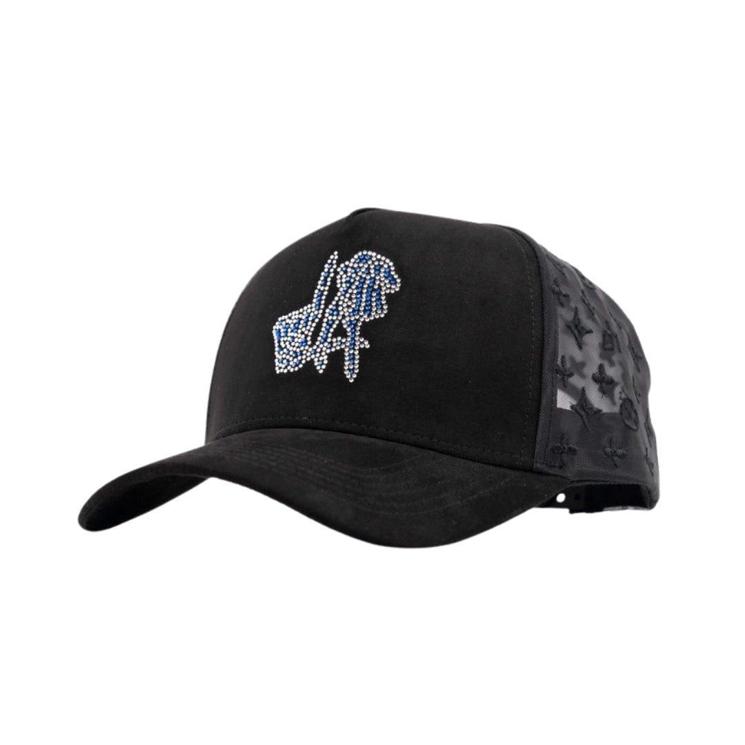 DANDY HATS -  LA BLUE CRYSTAL MONOGRAM