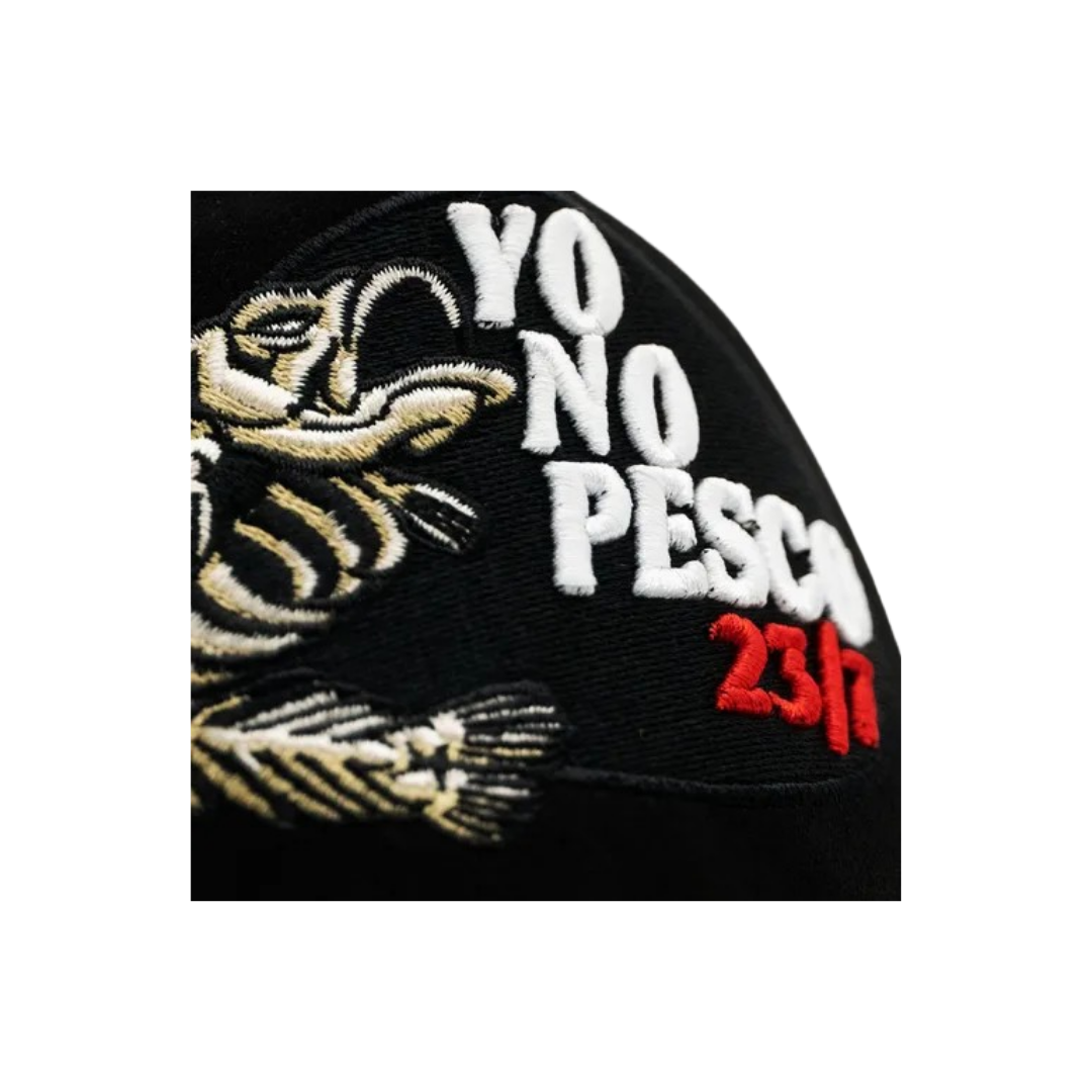 DANDY HATS x OSCAR ORTIZ "YO NO PESCO 23/7" BLACK IN BLACK FIRTS DROP