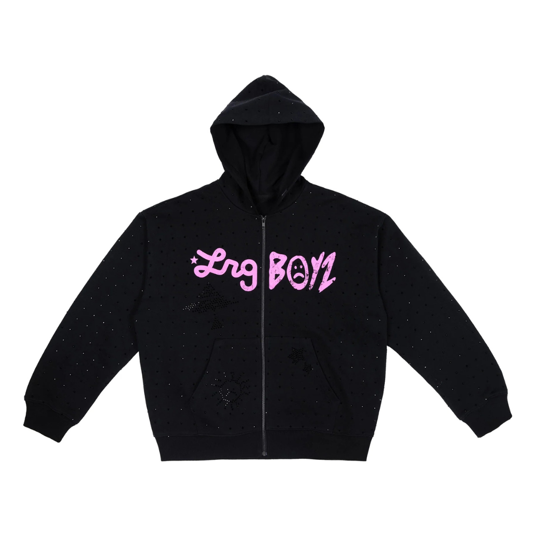 SADBOYZ - LRG x Sadboyz Rhinestone Zipup