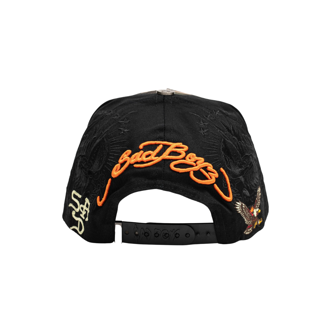 SAD BOYZ X ED HARDY "MUERTE ANTES DE DESHONOR" SNAPBACK HAT