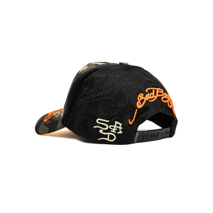 SAD BOYZ X ED HARDY "MUERTE ANTES DE DESHONOR" SNAPBACK HAT