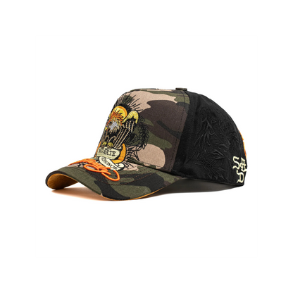 SAD BOYZ X ED HARDY "MUERTE ANTES DE DESHONOR" SNAPBACK HAT