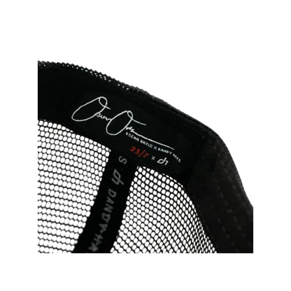 DANDY HATS x OSCAR ORTIZ "YO NO PESCO 23/7" BLACK IN BLACK FIRTS DROP