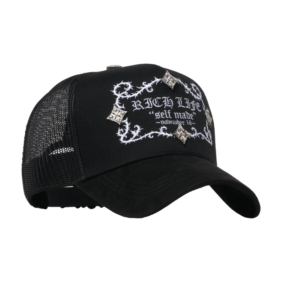 BARBAS HATS - "RICH LIFE BLACK"