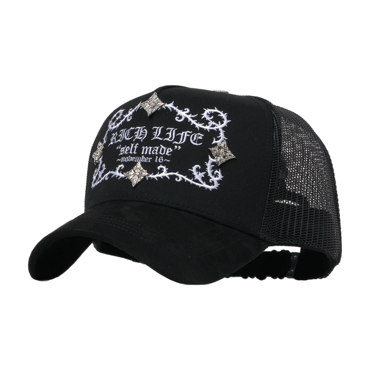 BARBAS HATS - "RICH LIFE BLACK"