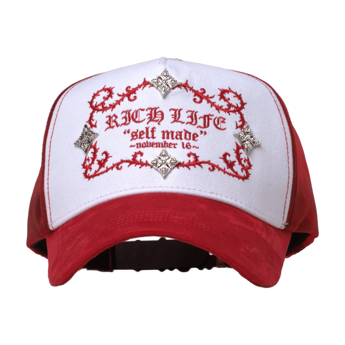 BARBAS HATS - "RICH LIFE RED"