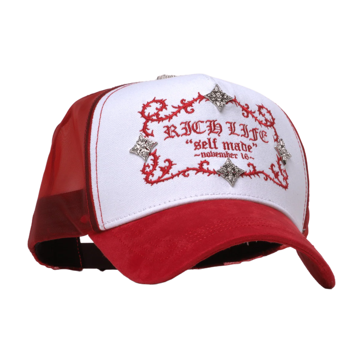 BARBAS HATS - "RICH LIFE RED"