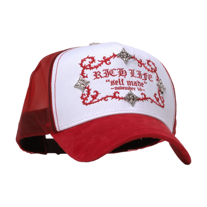 BARBAS HATS - "RICH LIFE RED"