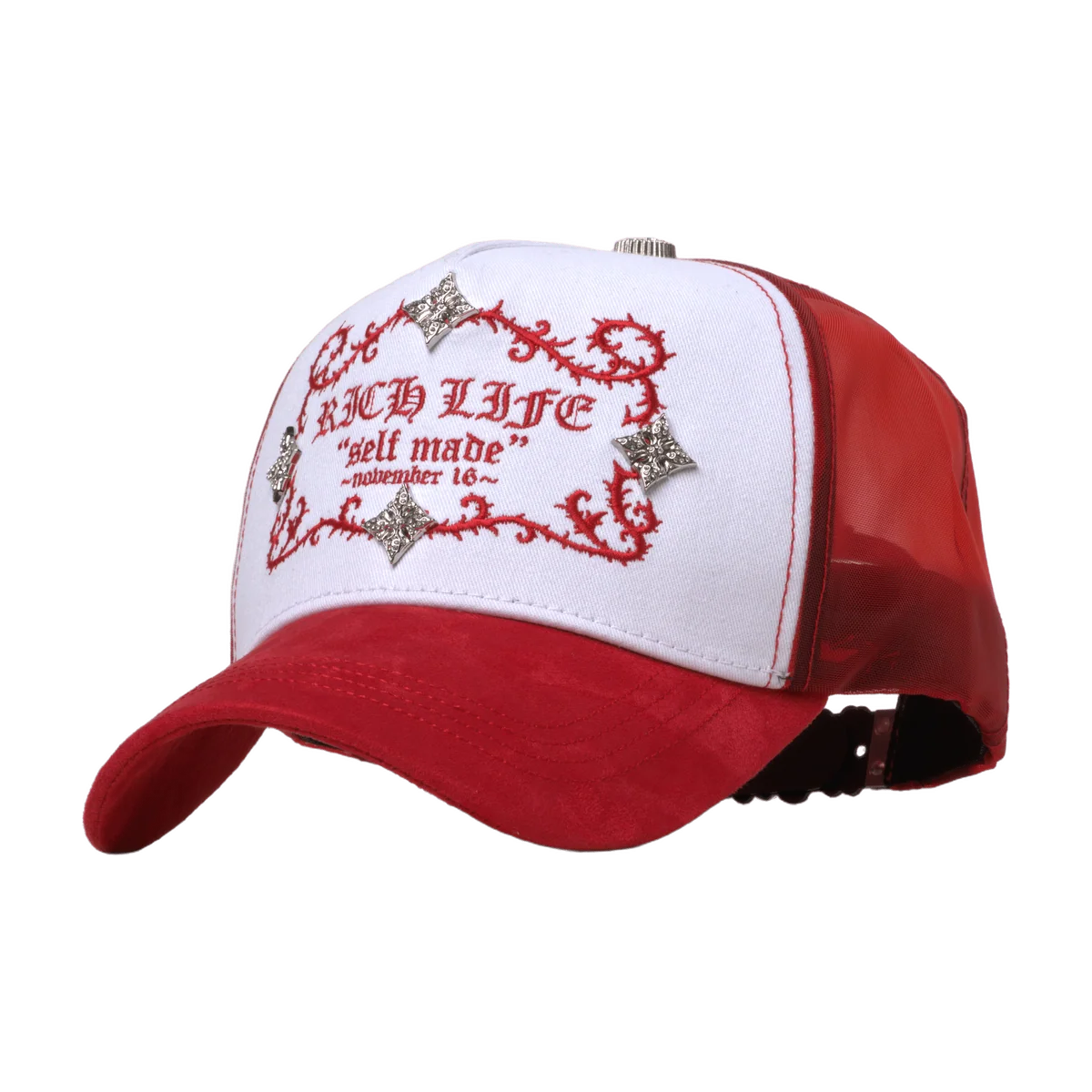 BARBAS HATS - "RICH LIFE RED"