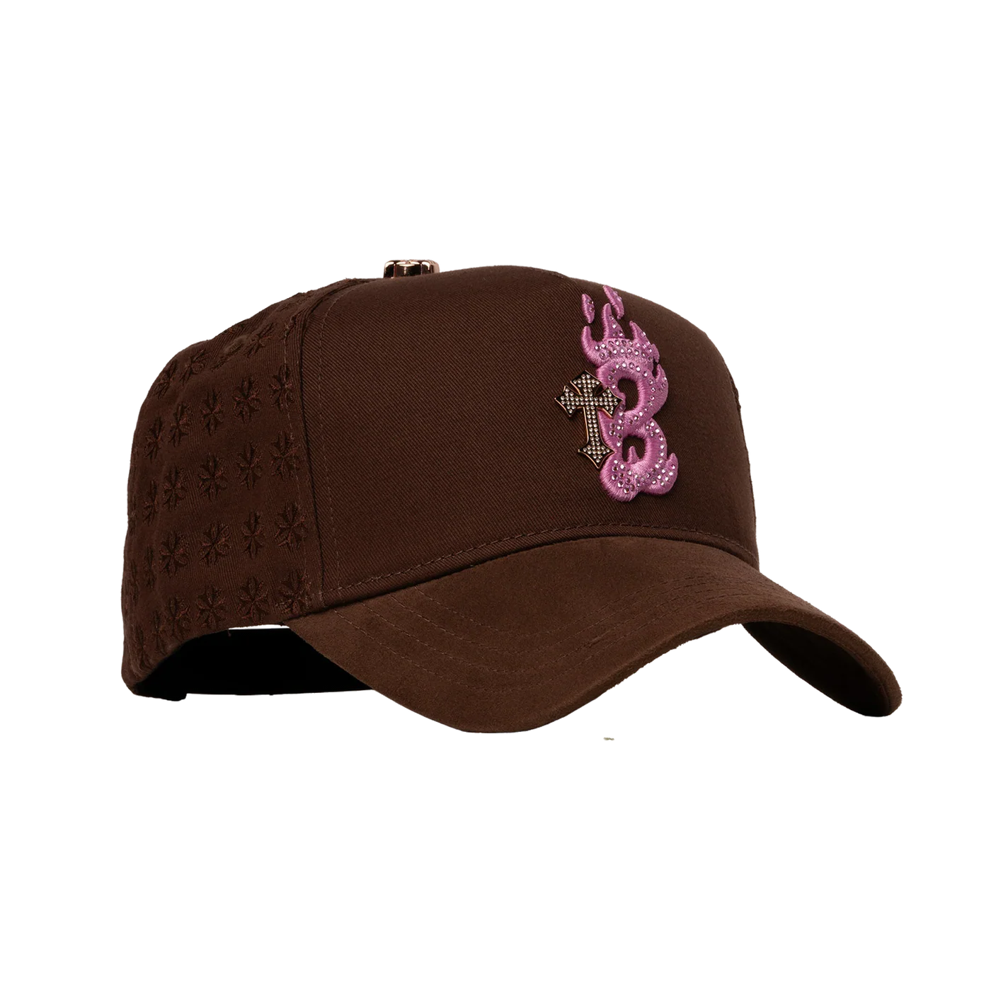 BARBAS HATS - " B CROSS PINK"